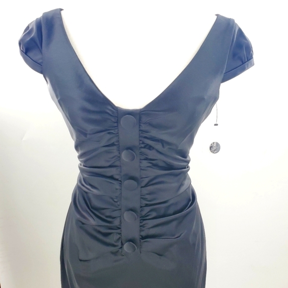 Ellen Tracy Dresses & Skirts - New Ellen Tracy black satin cocktail dress 4